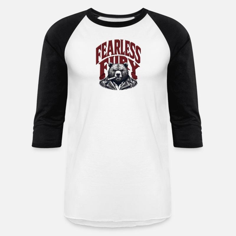 Intimidating Bear in a Leather Jacket with a Cigar