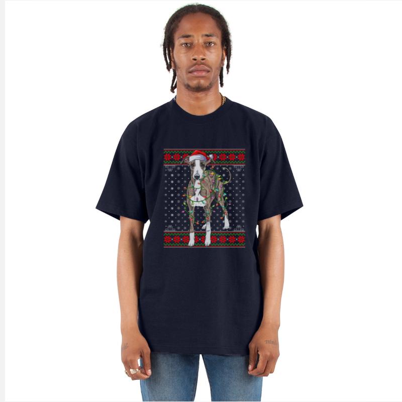 Italian Greyhound Dog Ugly Christmas Lights