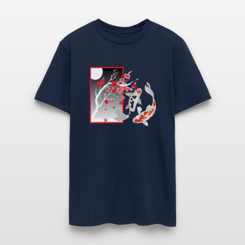 Japanese Cherry Blossom Koi Carp Nishikigoi