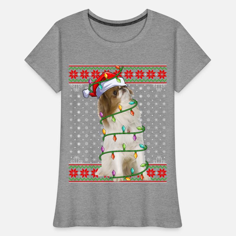 Japanese Chin Dog Ugly Christmas Lights