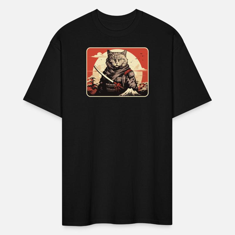 Japanese Samurai Cat Japan Aesthetic Cat Lover