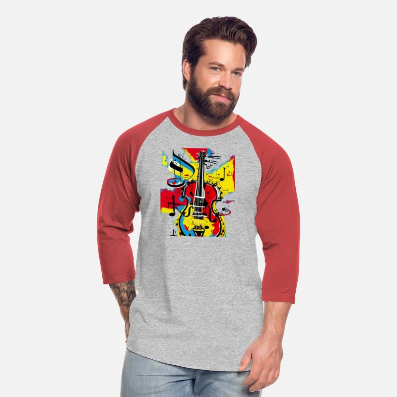 Jazz bass fine abstract street art