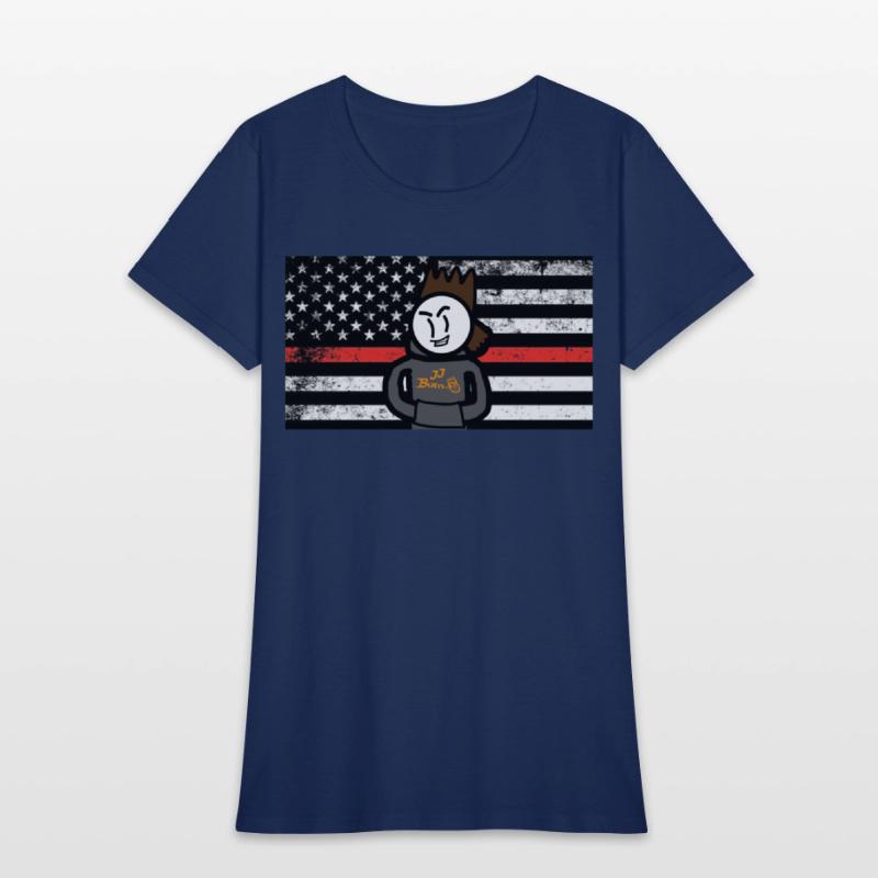 JJ Burn-o Stickman fire flag