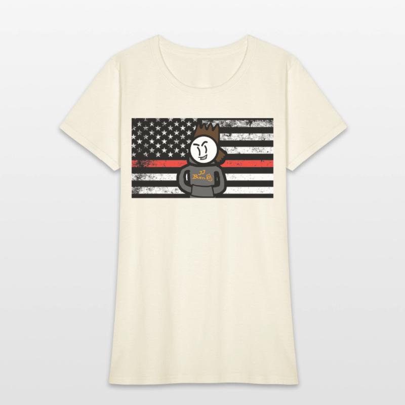 JJ Burn-o Stickman fire flag