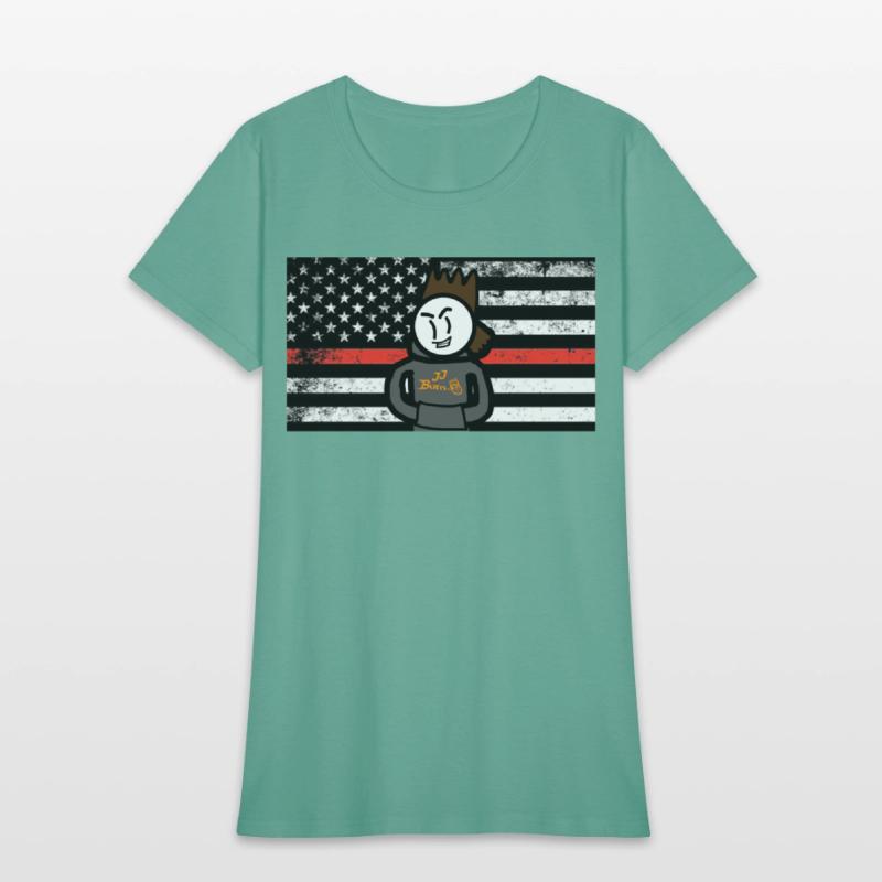 JJ Burn-o Stickman fire flag