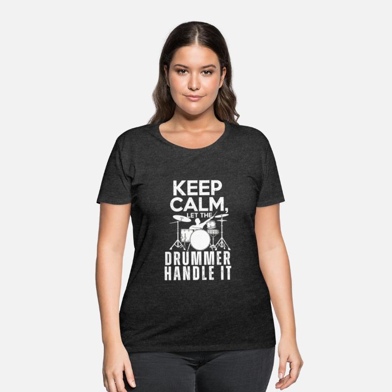 "Keep Calm, Let the Drummer Handle It - Cat T-shir