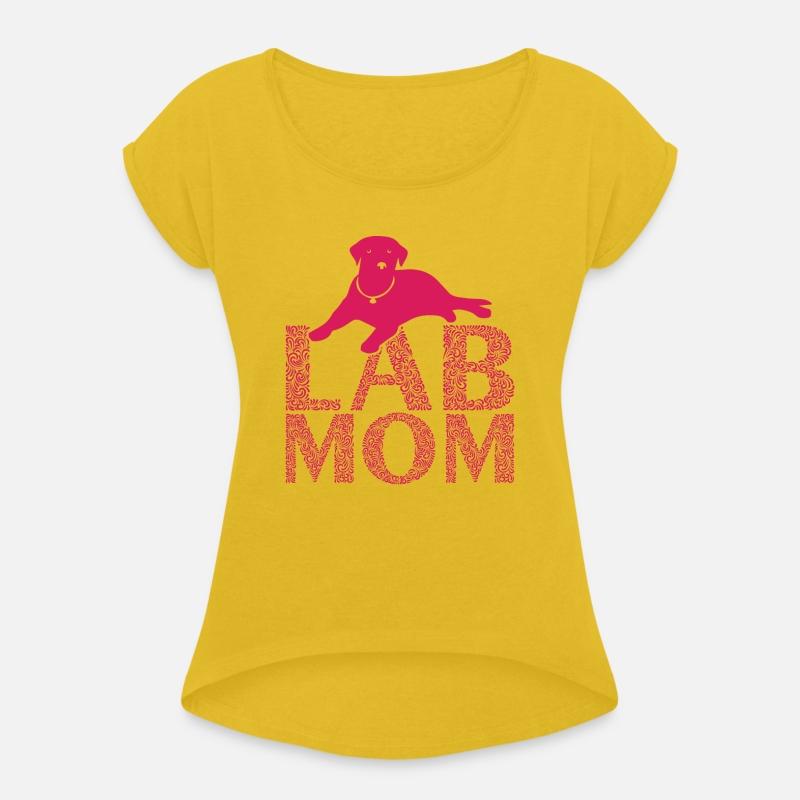 LAB MOM DOG Gift Motive T-Shirt