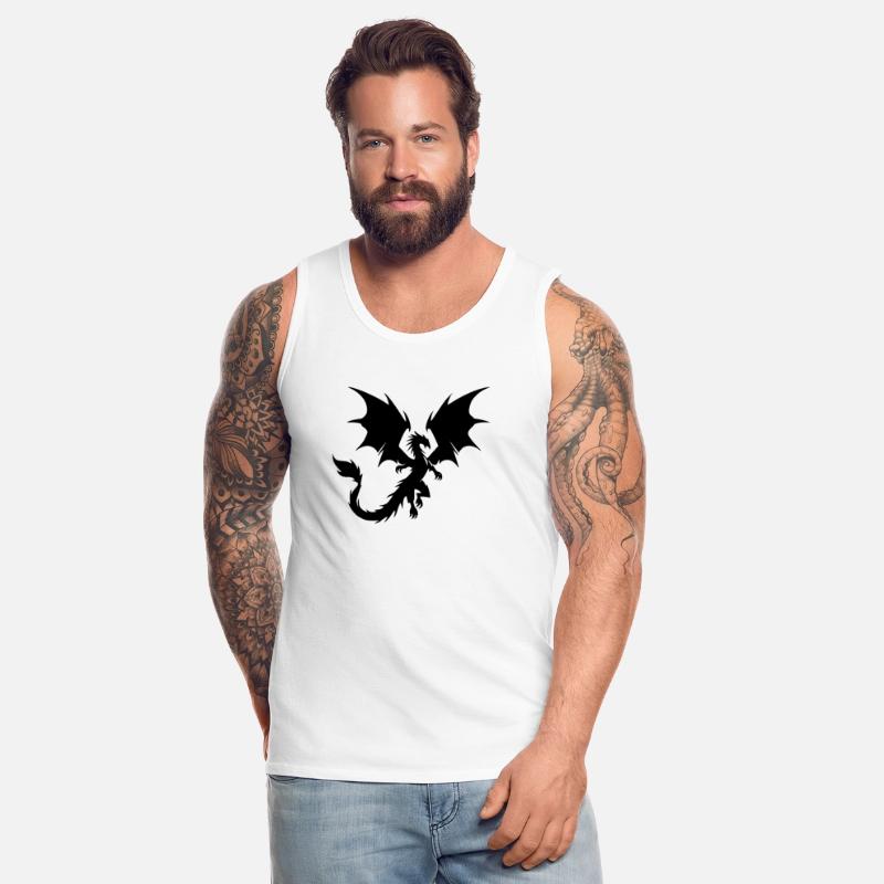 Large Flying Dragon With Huge Wings