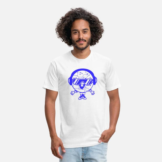 Laughing Cyber DJ Computer Nerd Geek Music Party