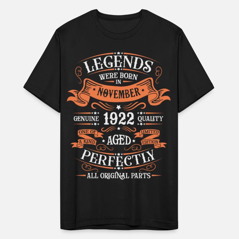 LEGENDS ARE BORN IN NOVEMBER 1922