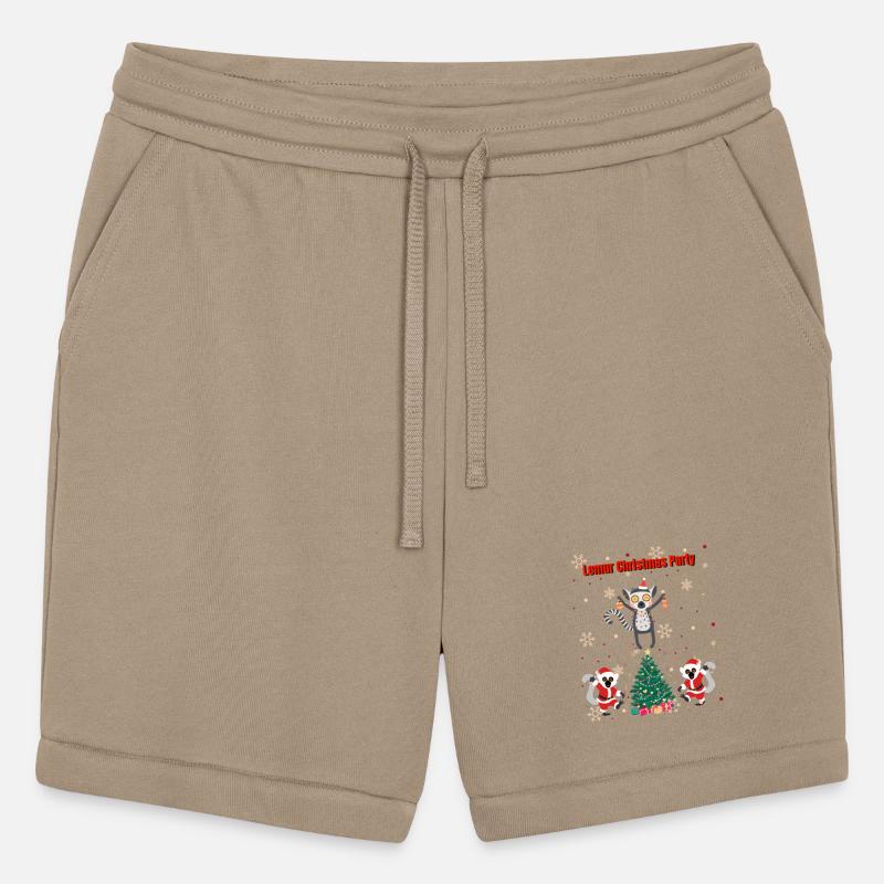 Lemur Christmas Party Illustration