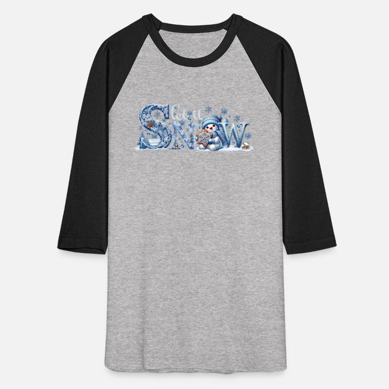 Let it Snow T-Shirt, Winter Lover Snowman Shirt