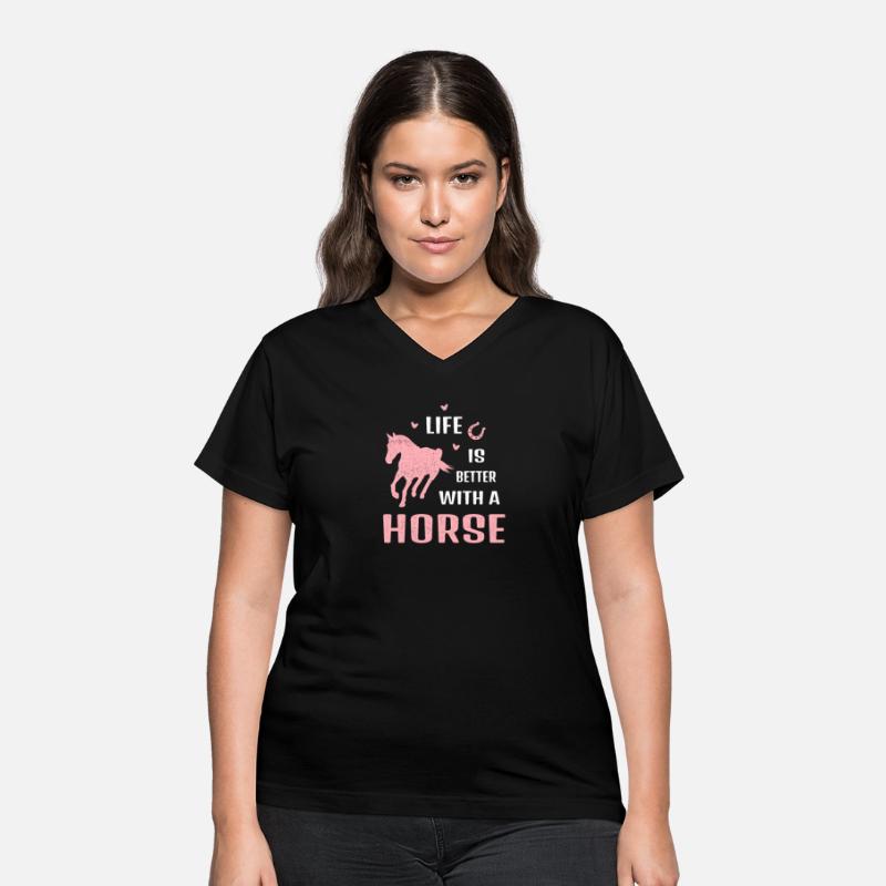 Life is better with horse Riding stable horseback