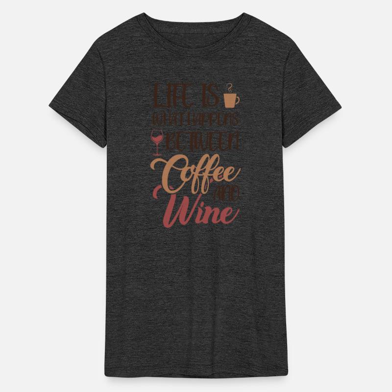 Life is between Coffee and Wine Latte Art Barista