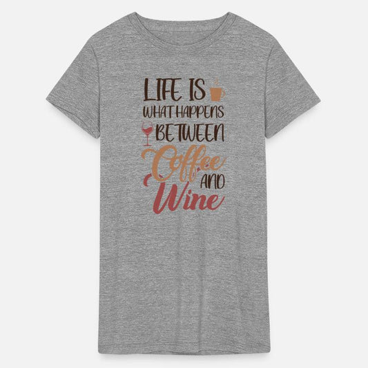 Life is between Coffee and Wine Latte Art Barista