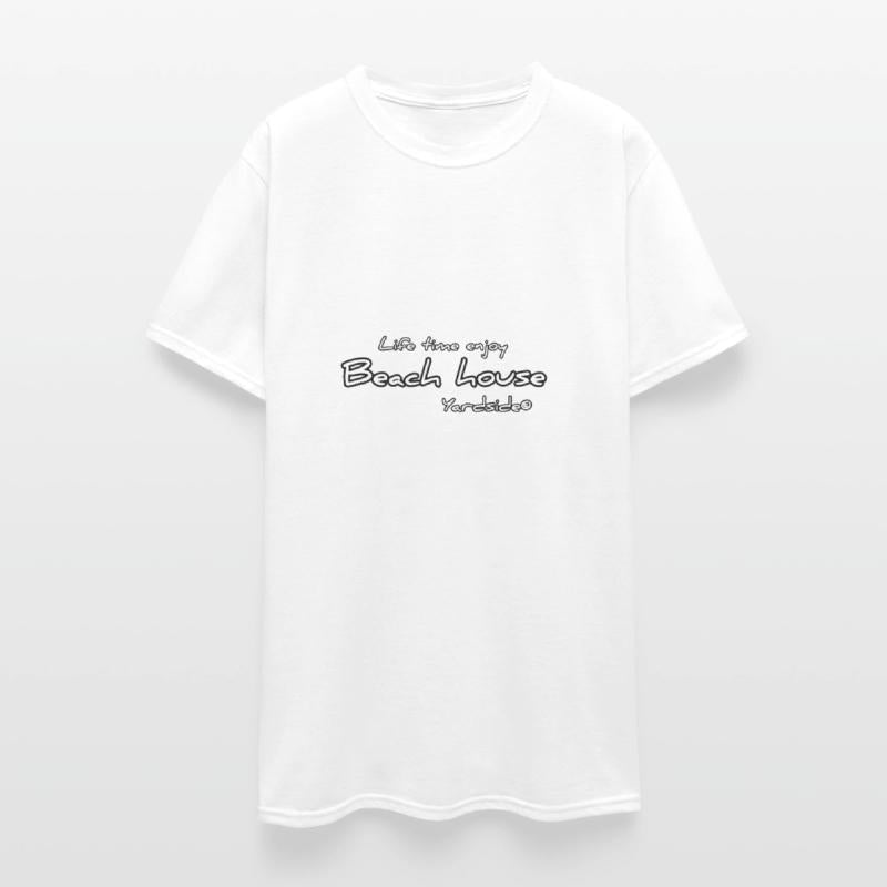 Life time enjoy Beach house Yardside font logo