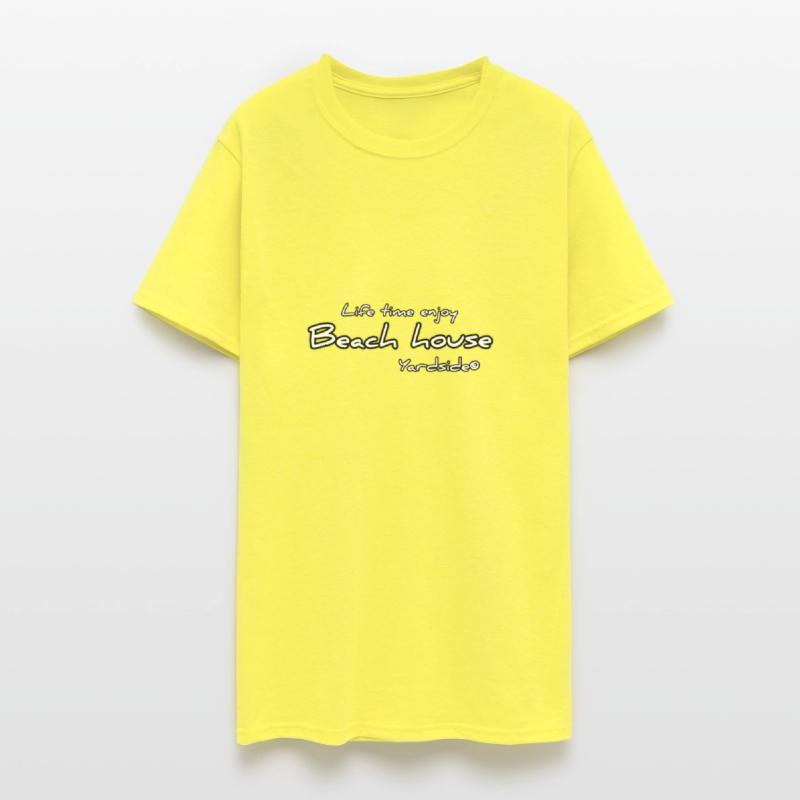 Life time enjoy Beach house Yardside font logo