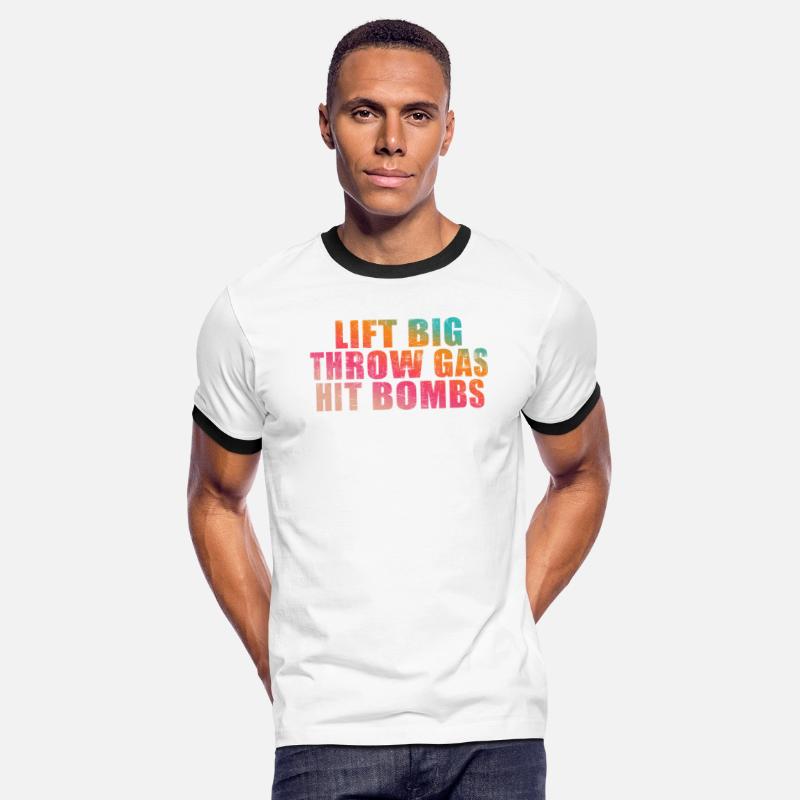 Lift big throw gas hit bombs