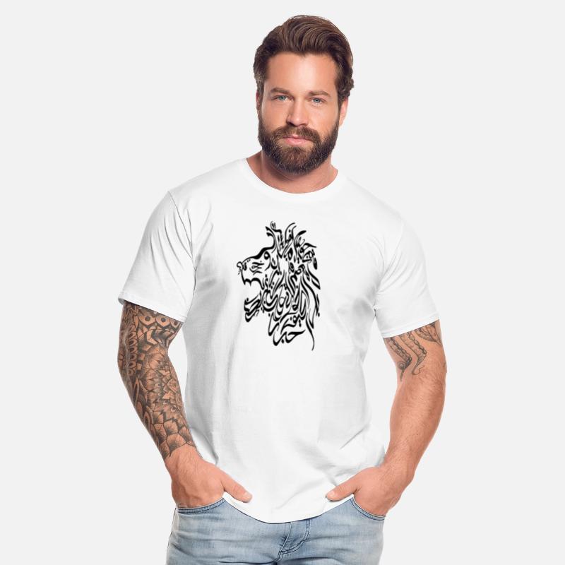 Lion face black hand drawn minimalistic lion.