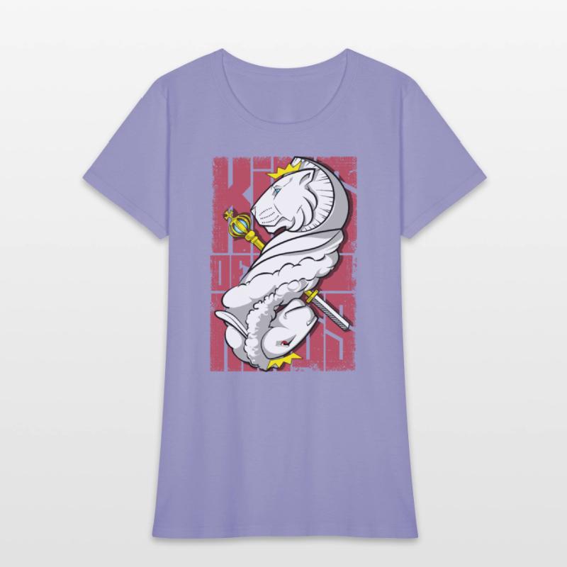 Lion King and the Holy Lamb Christian Art