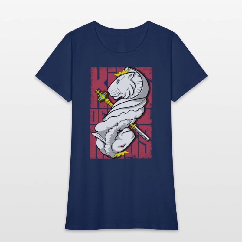 Lion King and the Holy Lamb Christian Art