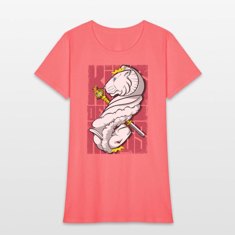 Lion King and the Holy Lamb Christian Art