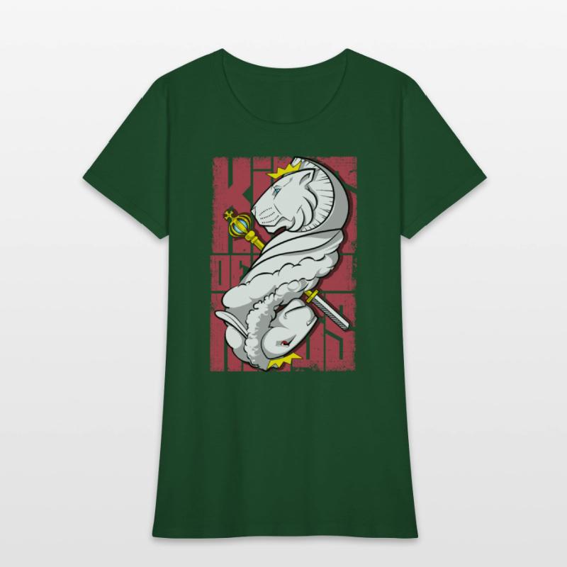 Lion King and the Holy Lamb Christian Art