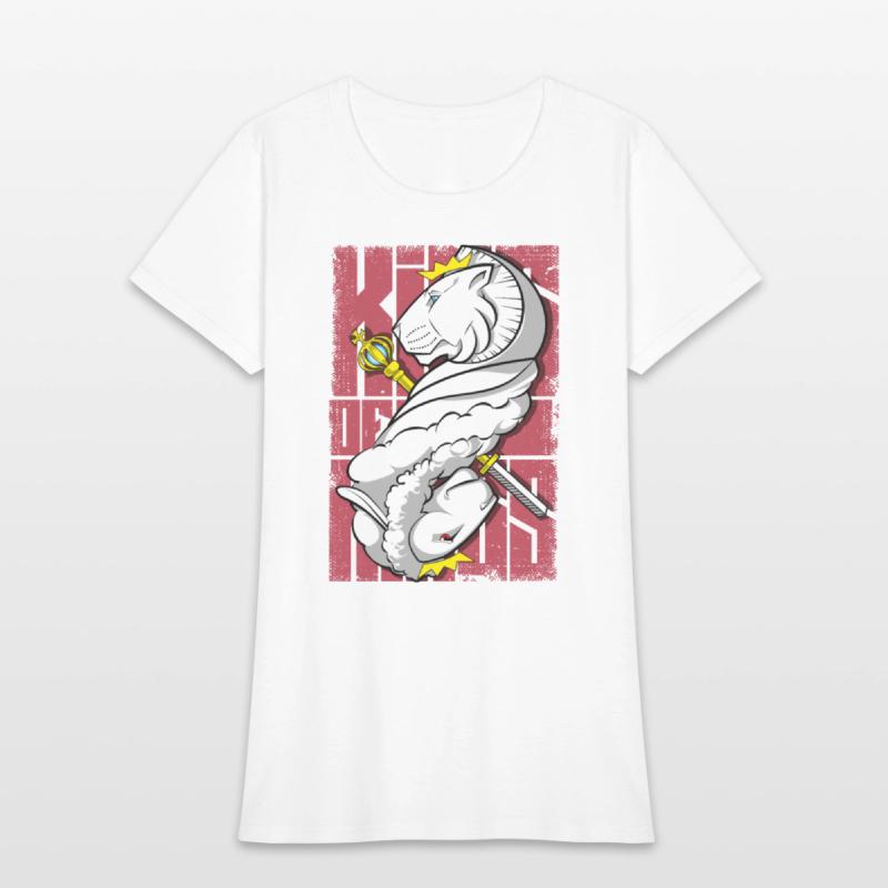 Lion King and the Holy Lamb Christian Art