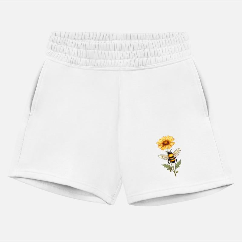 little bee on the sunflower