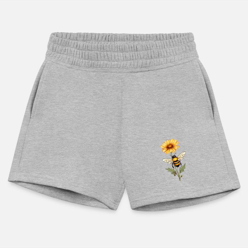 little bee on the sunflower