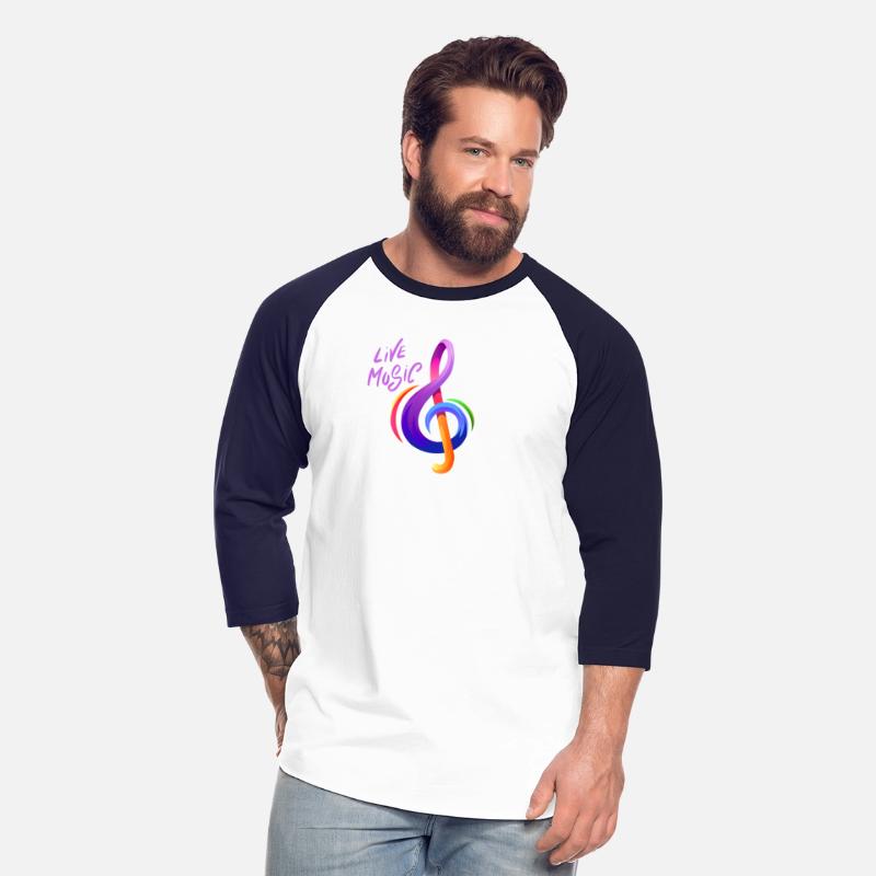 live music music and arts t shirt