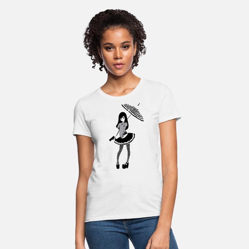 lolita anime Girl kawaii Manga Gun japanese umbrel