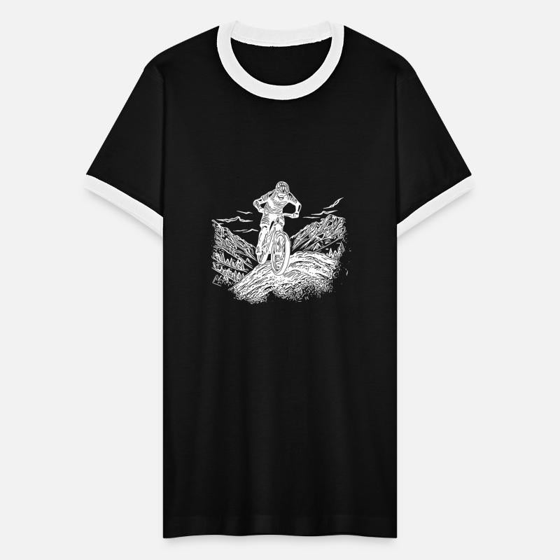 Lonely Mountain Biker Ascent