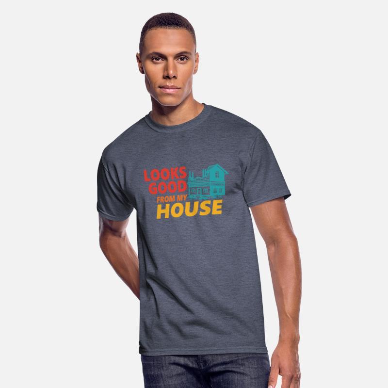 Look Good From My House Funny Retro Apparel