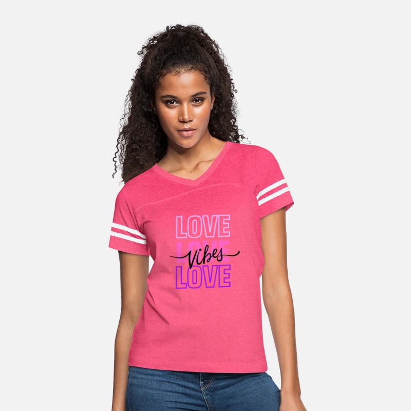 Love Vibes - Love Love Typography Pink