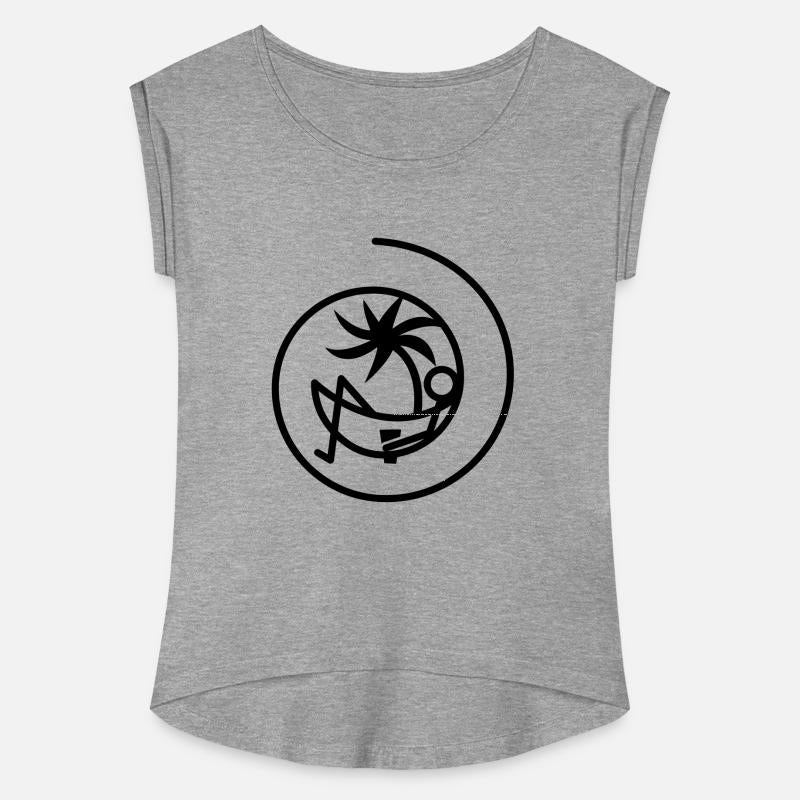 man relaxing with palm tree