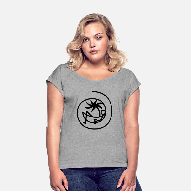 man relaxing with palm tree