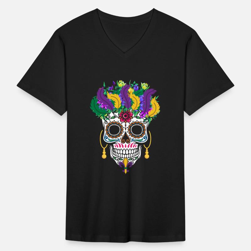 Mardi Gras Costume El Dia De Los Muertos Flower