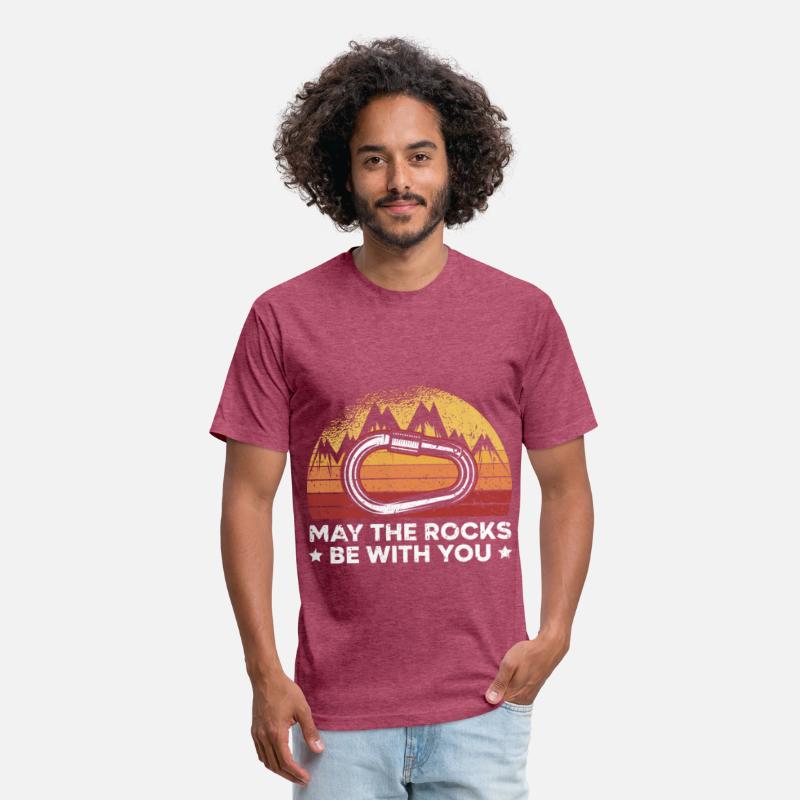 May The Rocks Be With You Rock Climber Bouldering