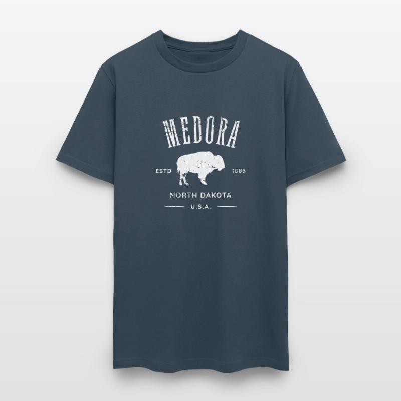 Medora North Dakota Souvenir Distressed Style Buff