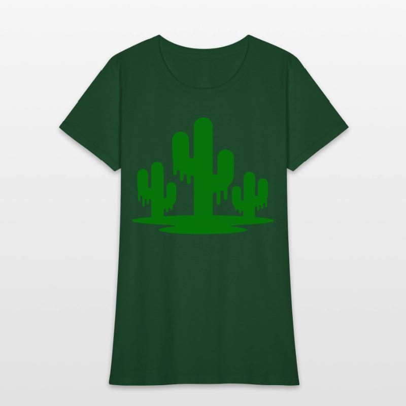 Melting Cactus Trio Vector One Color