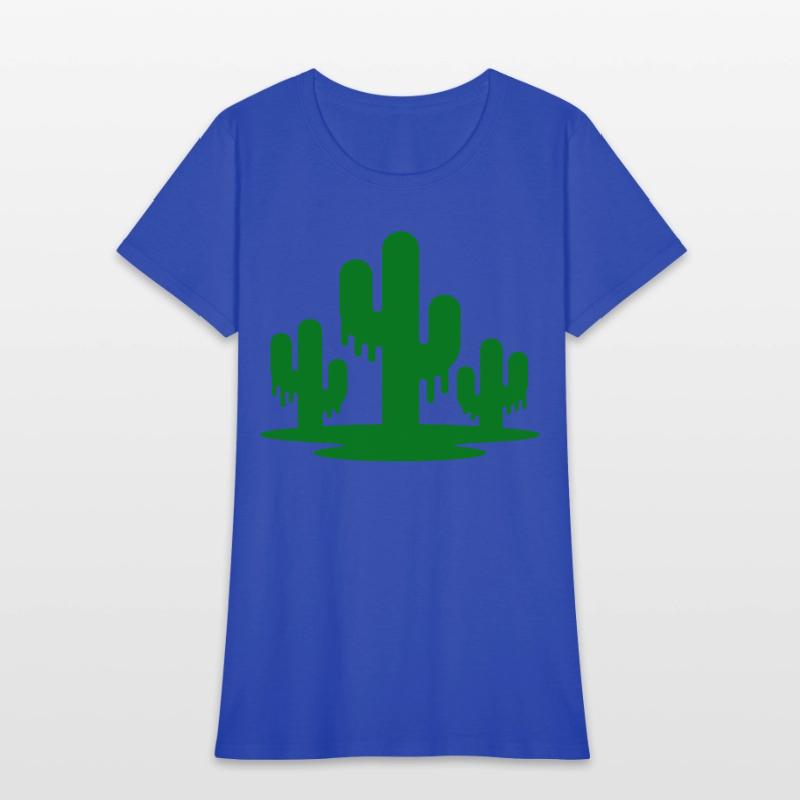 Melting Cactus Trio Vector One Color