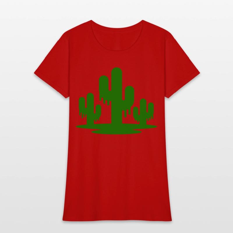 Melting Cactus Trio Vector One Color