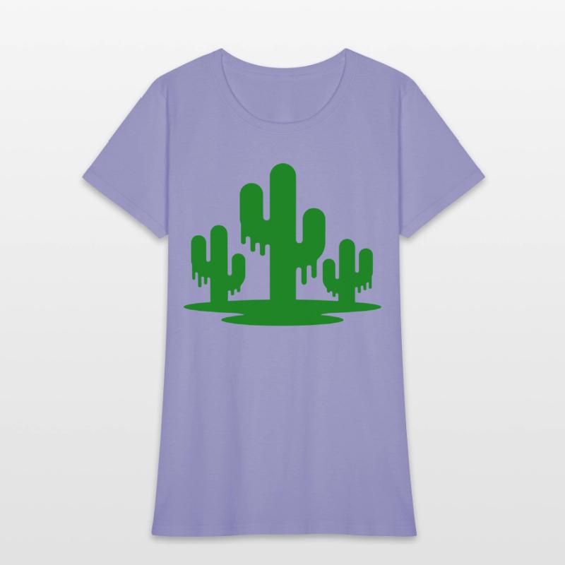 Melting Cactus Trio Vector One Color