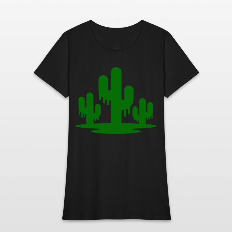 Melting Cactus Trio Vector One Color