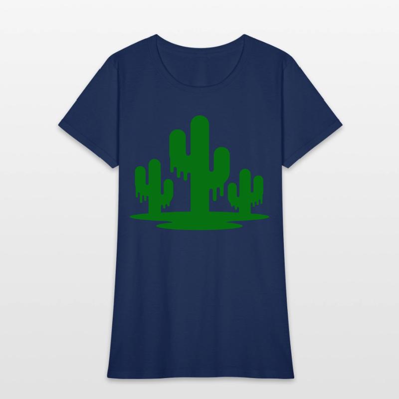 Melting Cactus Trio Vector One Color