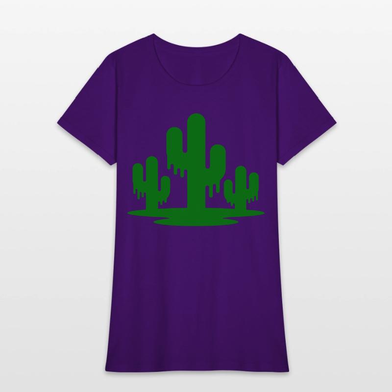 Melting Cactus Trio Vector One Color
