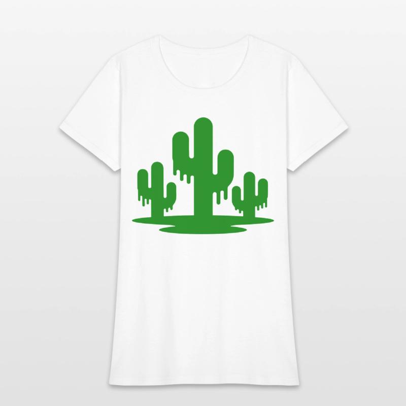 Melting Cactus Trio Vector One Color