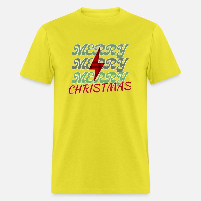 Merry christmas with lightning bolt