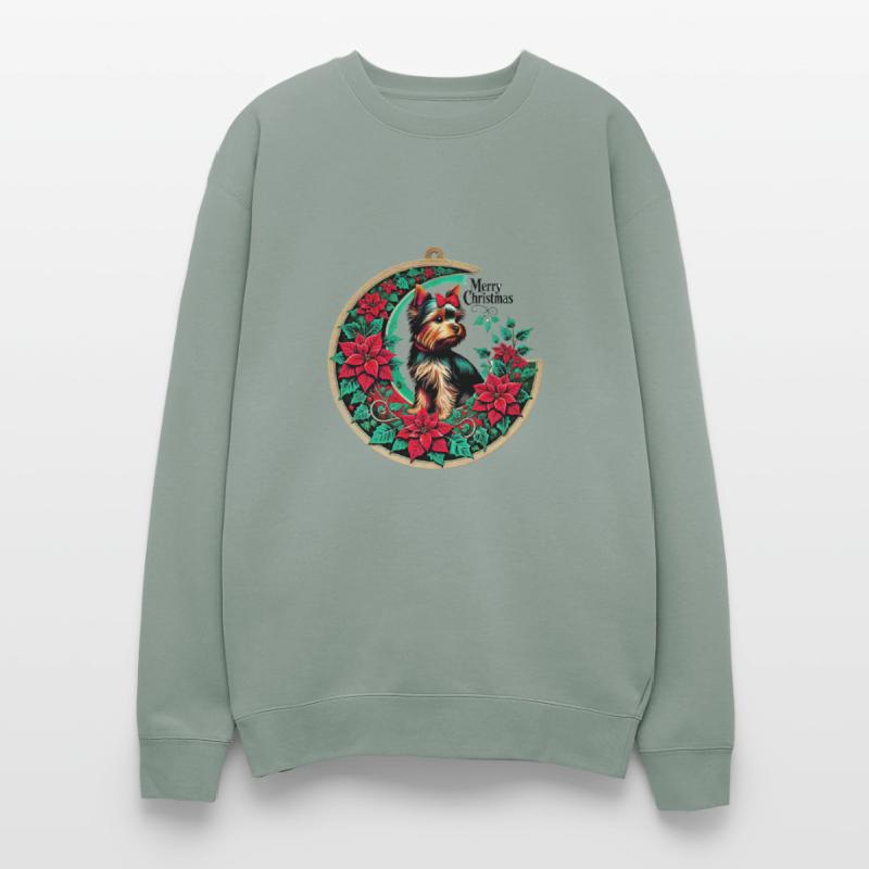 Merry Christmas Yorkie Dog – Cute Holiday Pup Desi